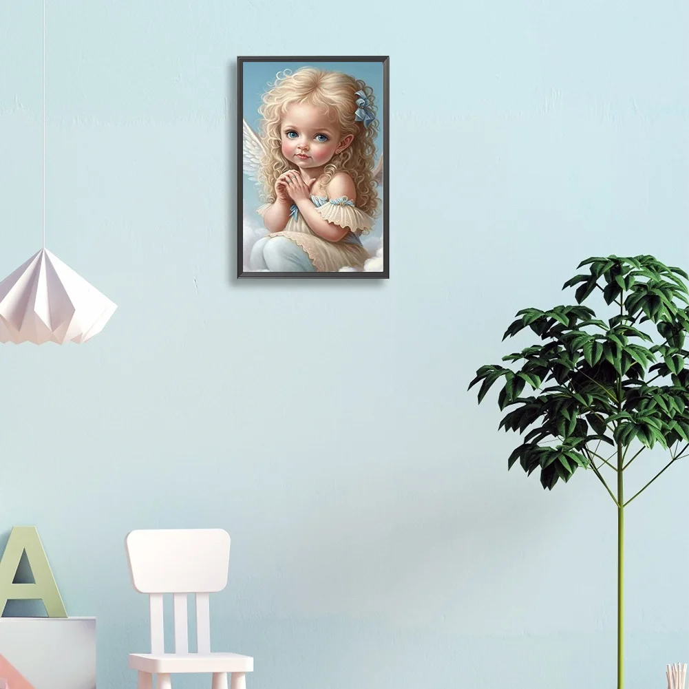 Full Square Diamond Painting 25*35cm - Angel Baby