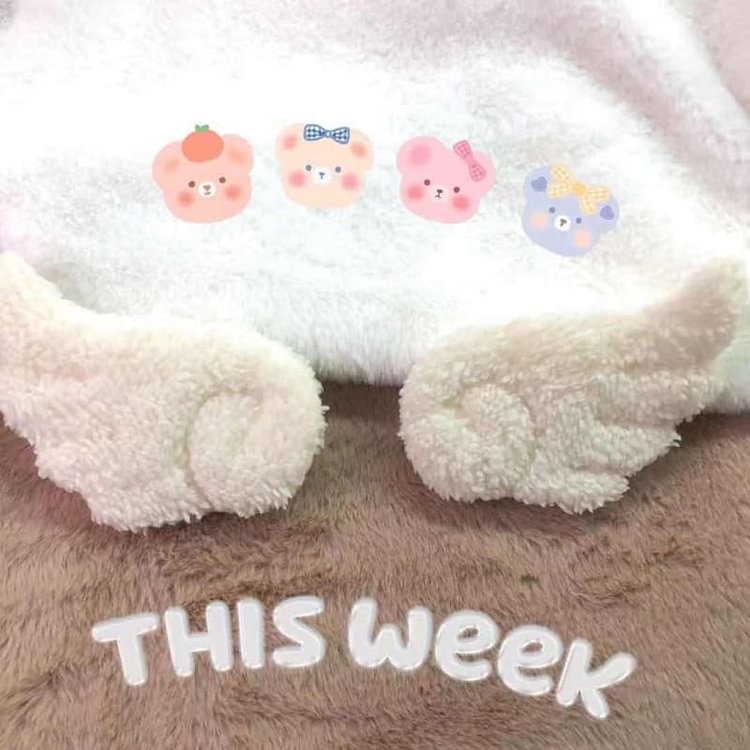 [Fully Payment Reservsation] Kawaii Sleepy Bear Cute Cat Winter Lolita Coat ME63