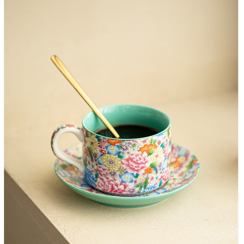 Artisan-Made Enamel Coffee Cups & Mugs