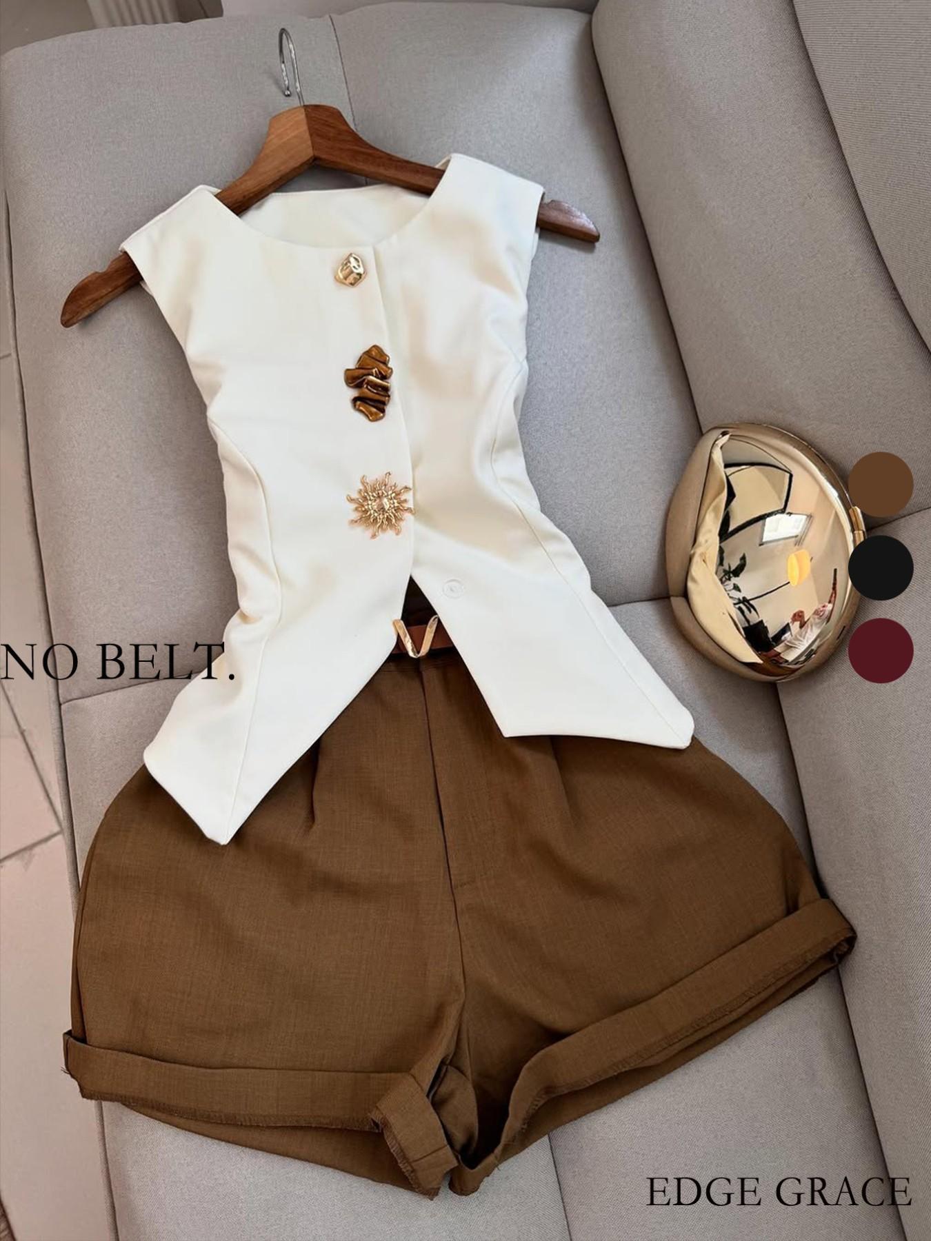 Women's Casual Sleeveless Top and Short Pants Set, Womenswear, Perfect for Daily Wear, Comfortable and Stylish for Women