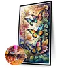 Diamond Painting-DIY Full Round Drill Butterfly(70*40 CM)