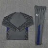 25/26 Feyenoord dark gray with blue Half-Zip Training Jacket Set