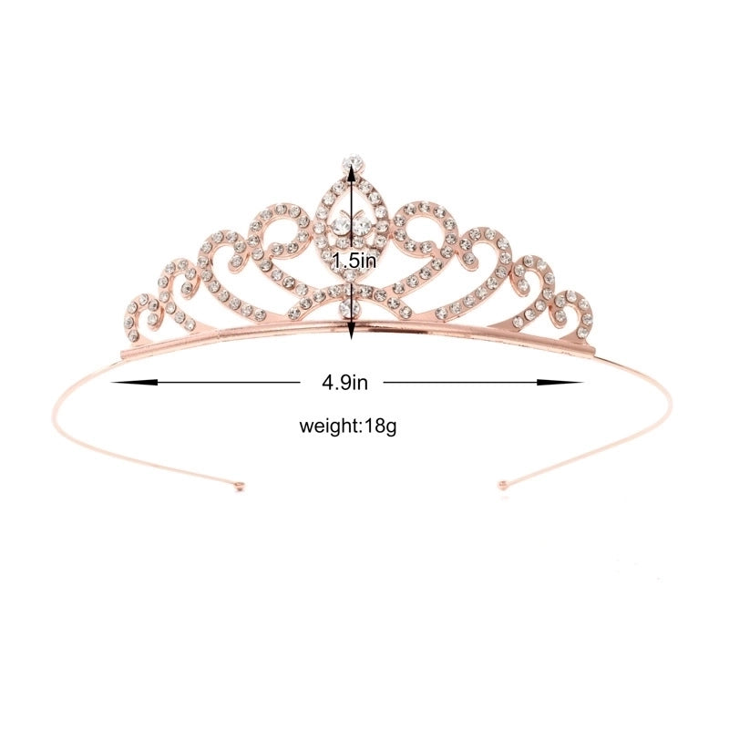 Factory Girl Crown Princess Simple Cute Headband Baby Festival Performance Hair Accessories Bride Crown Wedding Headdress