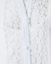 Guipure Lace Patch Shirt Dress With Cami Dress