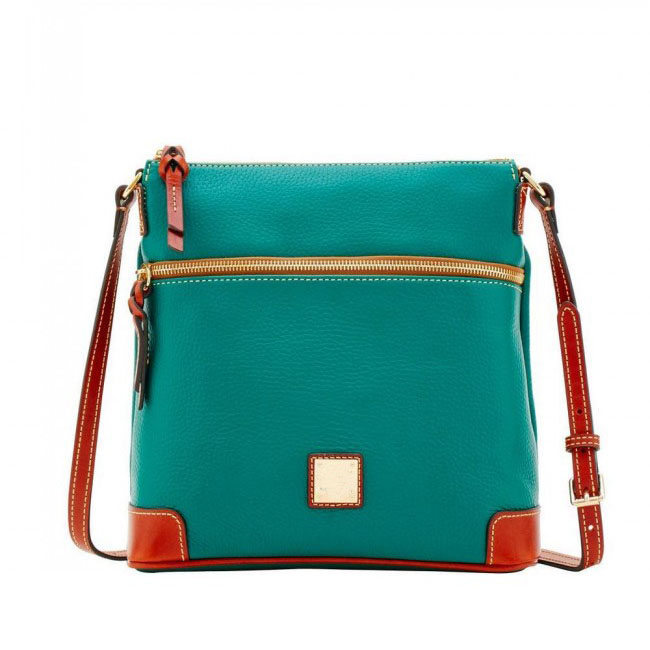 d&b pebble grain leather crossbody