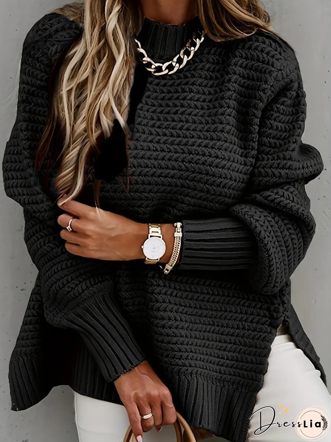 Everyday Waffle Knit Sweater