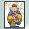 Russian Matryoshka Doll - 14CT Stamped Cross Stitch 26*38cm/10.24*14.96in tapestrymarket