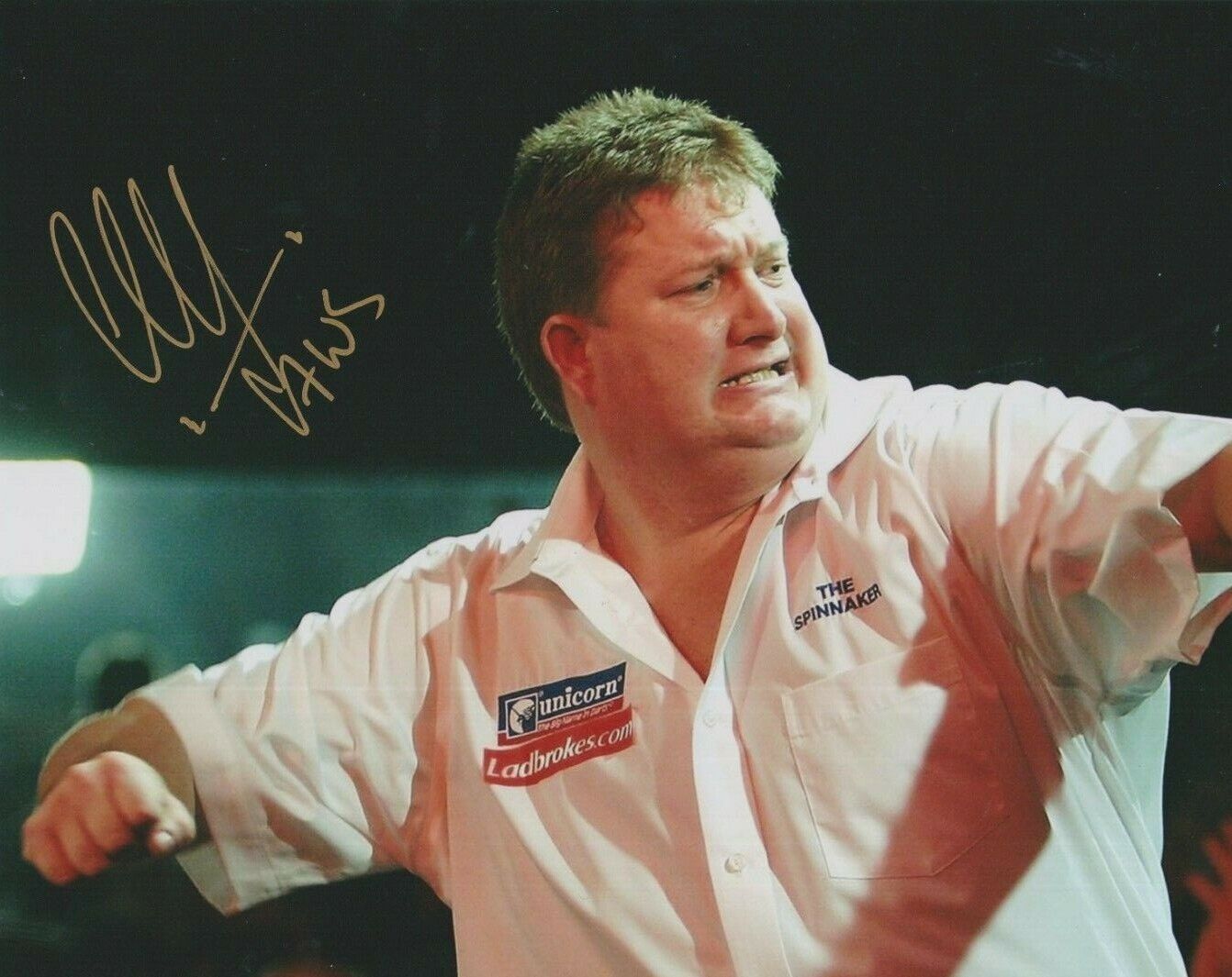 Colin Lloyd **HAND SIGNED** 8x10 Photo Poster painting ~ Darts ~ AUTOGRAPHED