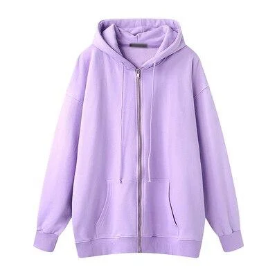 PUWD Oversize Women Thick Warm Hooded Jackets 2020 Winter Fashion Ladies Soft Cotton Long Coats Vintage Girls Chic Minimalism
