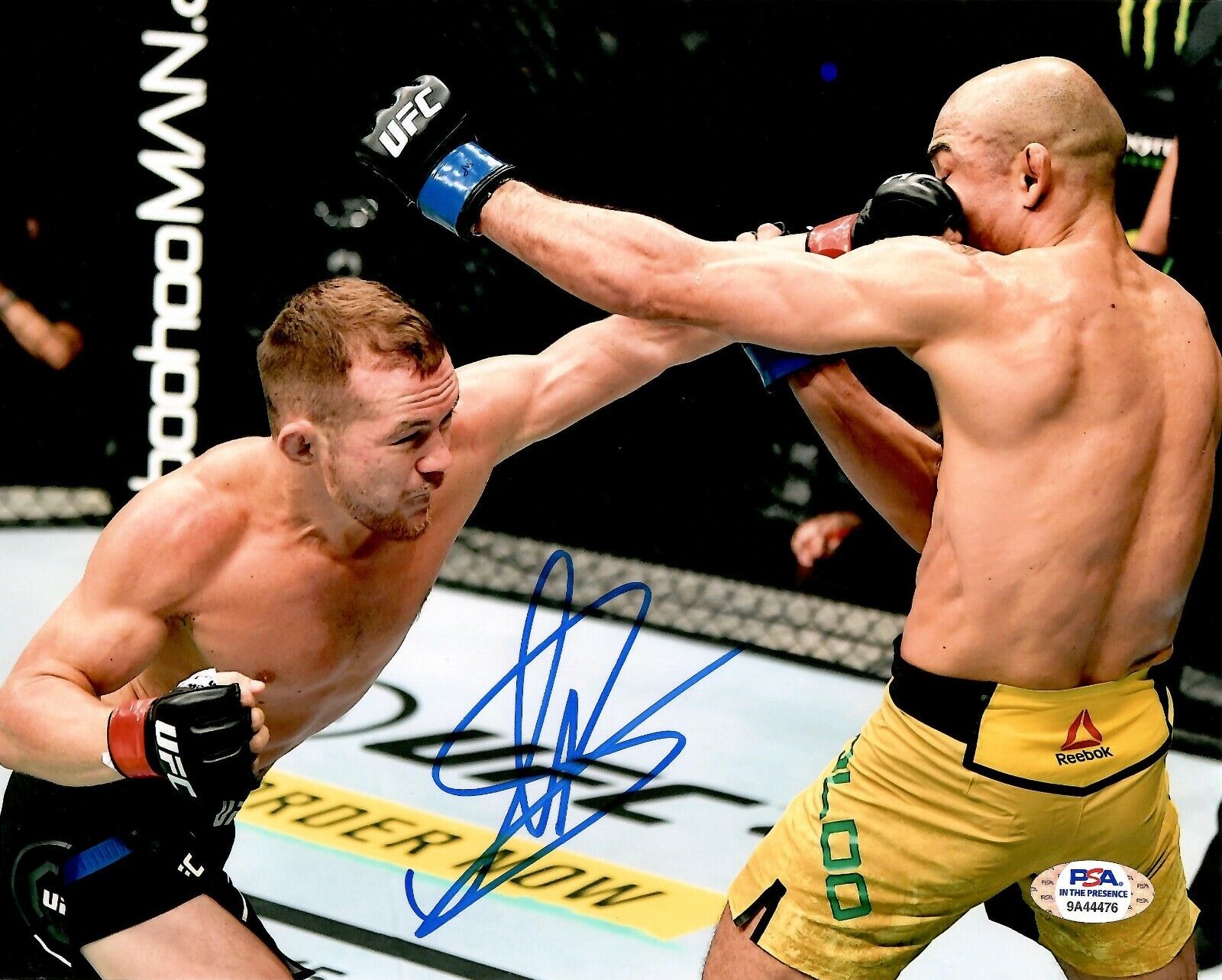 Petr Yan autographed signed 8x10 Photo Poster painting UFC PSA COA No Mercy Jose Aldo