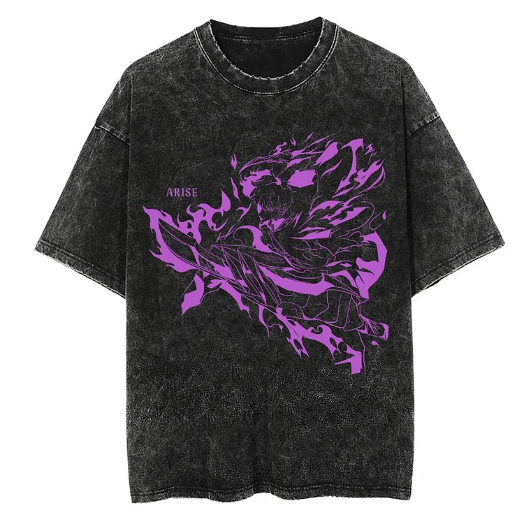 SUNG JIN WOO Vintage Washed Tee-Solo LVL
