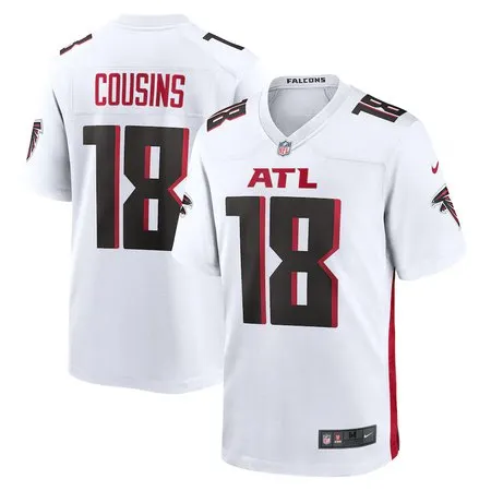 Men's Atlanta Falcons Kirk Cousins  White Game Player Jersey