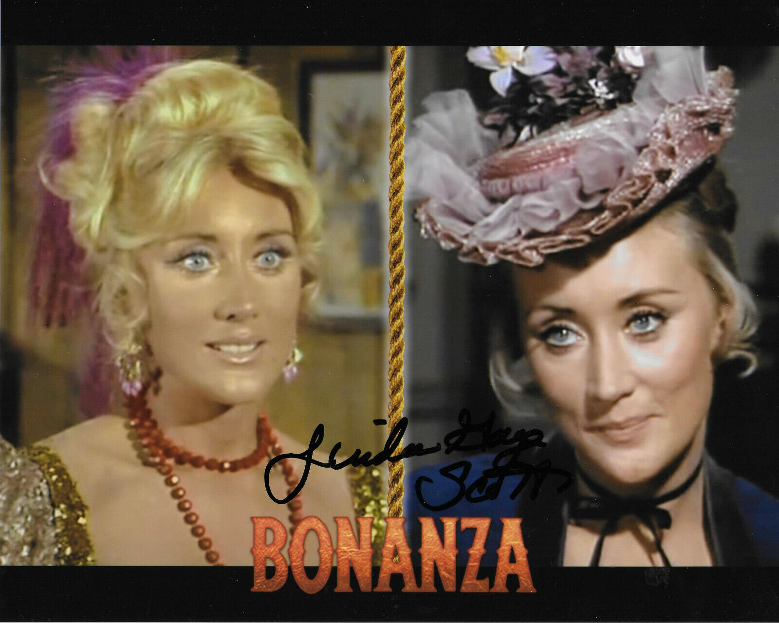 Linda Gaye Scott Bonanza Original Autographed 8X10 Photo Poster painting Batman Westworld & More