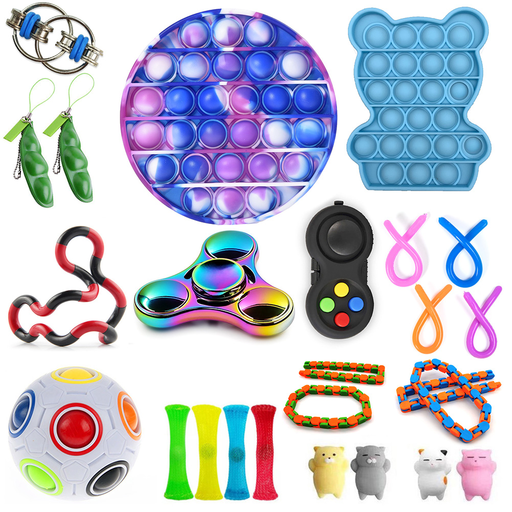 

23pcs Push Bubble Sensory Fidget Kit, 501 Original