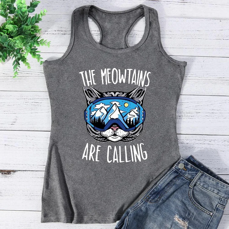 The meowtains are calling Vest Tank Top-0026146