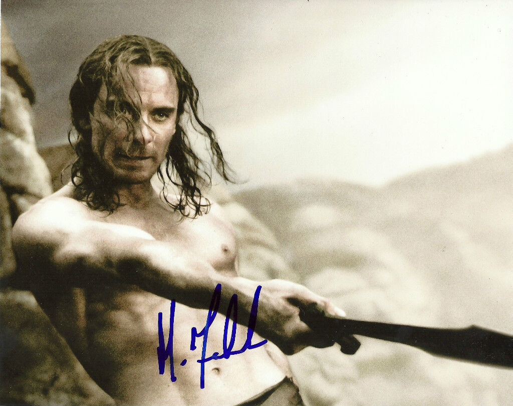 MICHAEL FASSBENDER X-MEN 300 BASTARDS SIGNED 8X10 PICTURE *PROOF 1