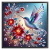 Hummingbird Flowers-11CT Stamped Cross Stitch 50*50cm/19.69*19.69in
