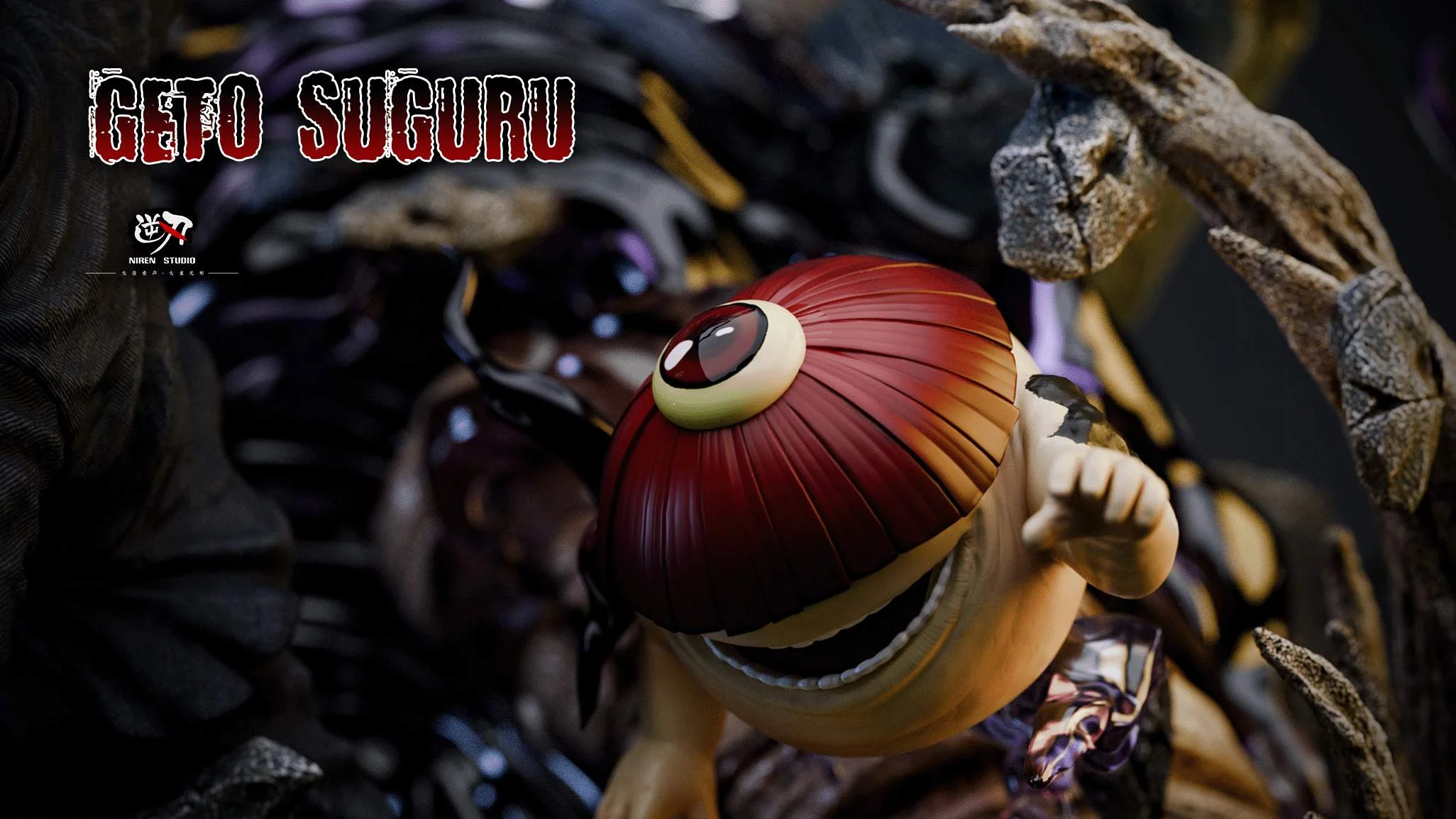 1/6 Scale Suguru Geto with LED - Jujutsu Kaisen Resin Statue