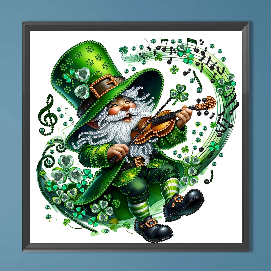 Music Elderly Special Shaped 5D DIY Partial Drill Diamonds Dots Gem Art Kits for Adults Beginners Home Decor Diamonds Paintings Gem Art 11.81 X11.81inch