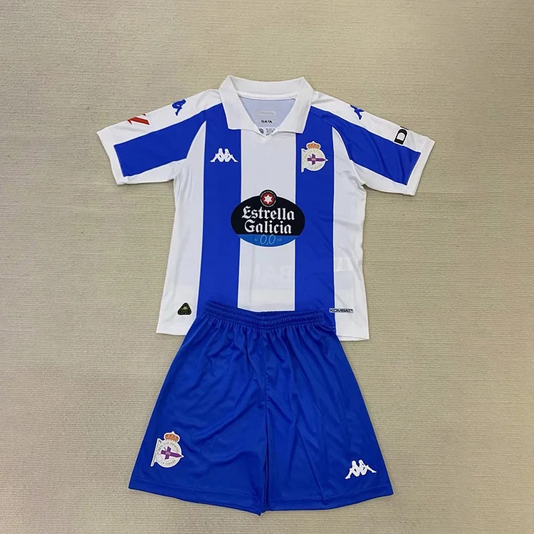24/25 Deportivo La Coruna Home Kids Set