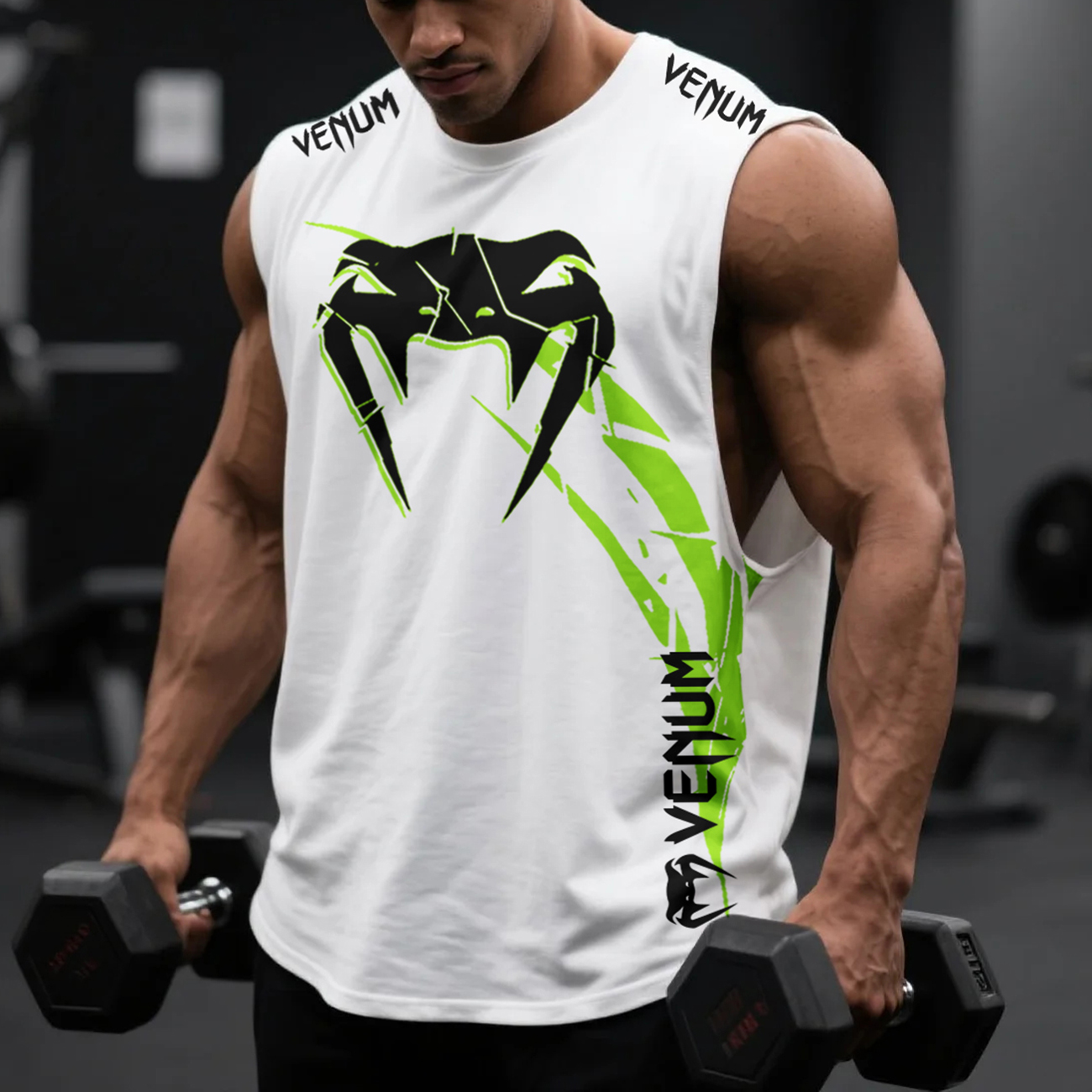 Large Size Loose Comfortable Breathable Sleeveless Top Fitness Sports Extreme Fighting Vest / TECHWEAR CLUB / Techwear