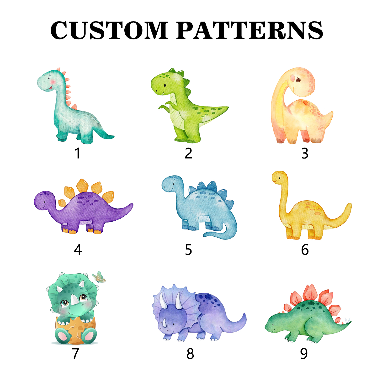 Astuccio per matite personalizzato con 1 nome e 1 dinosauro regalo per scuola elementare bambini