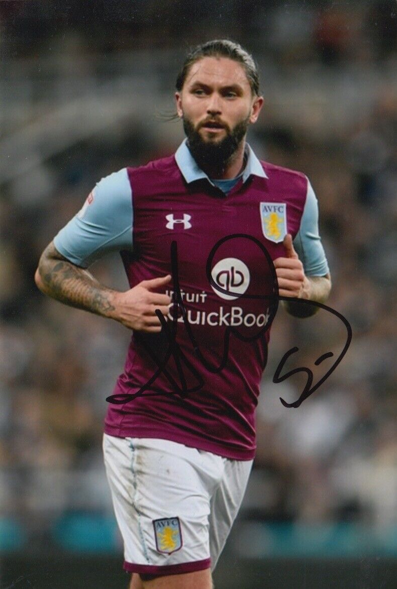 HENRI LANSBURY SIGNED 6X4 Photo Poster painting - ASTON VILLA FOOTBALL AUTOGRAPH 1.