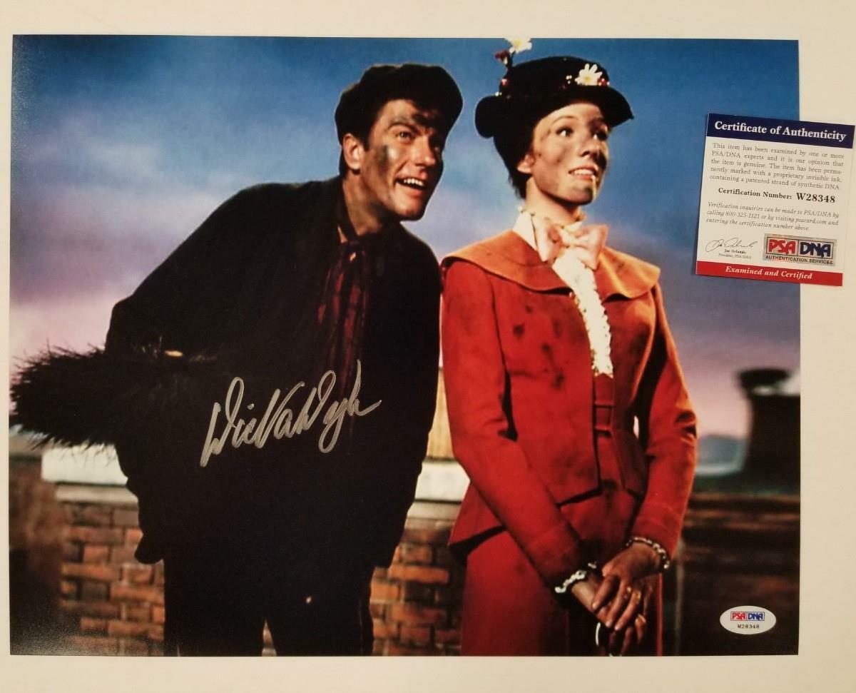 Dick Van Dyke signed Mary Poppins 11x14 Photo Poster painting #3 Autograph ~ PSA/DNA COA