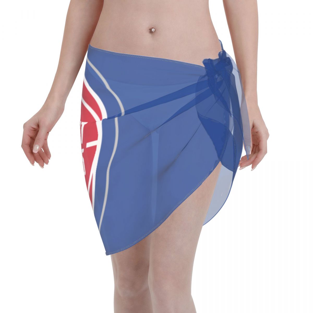 Detroit Pistons Women Short Sarongs Beach Bikini Wraps