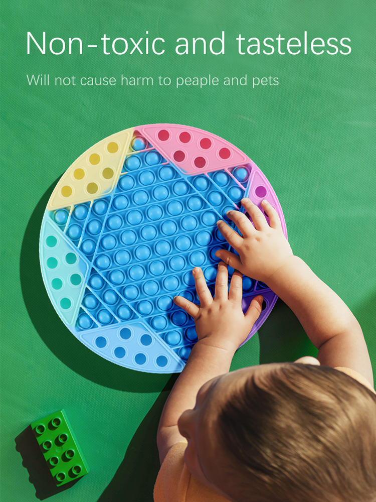 

Checkerboard Silicone Push Bubble Anti-Stress Toys Fun Board Game Kids Gift, 501 Original