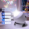Dynamic Rotating LED Ocean Light Projector Dimmable Brightness & Flexible Stable Base Design Night Light Projector USB Powered & Versatile for Kids Bedroom Decoration