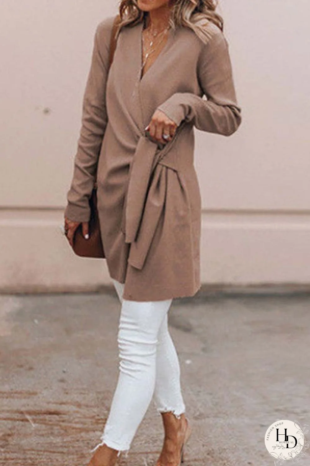 fashion Loose solid Cardigan(4 Colors)