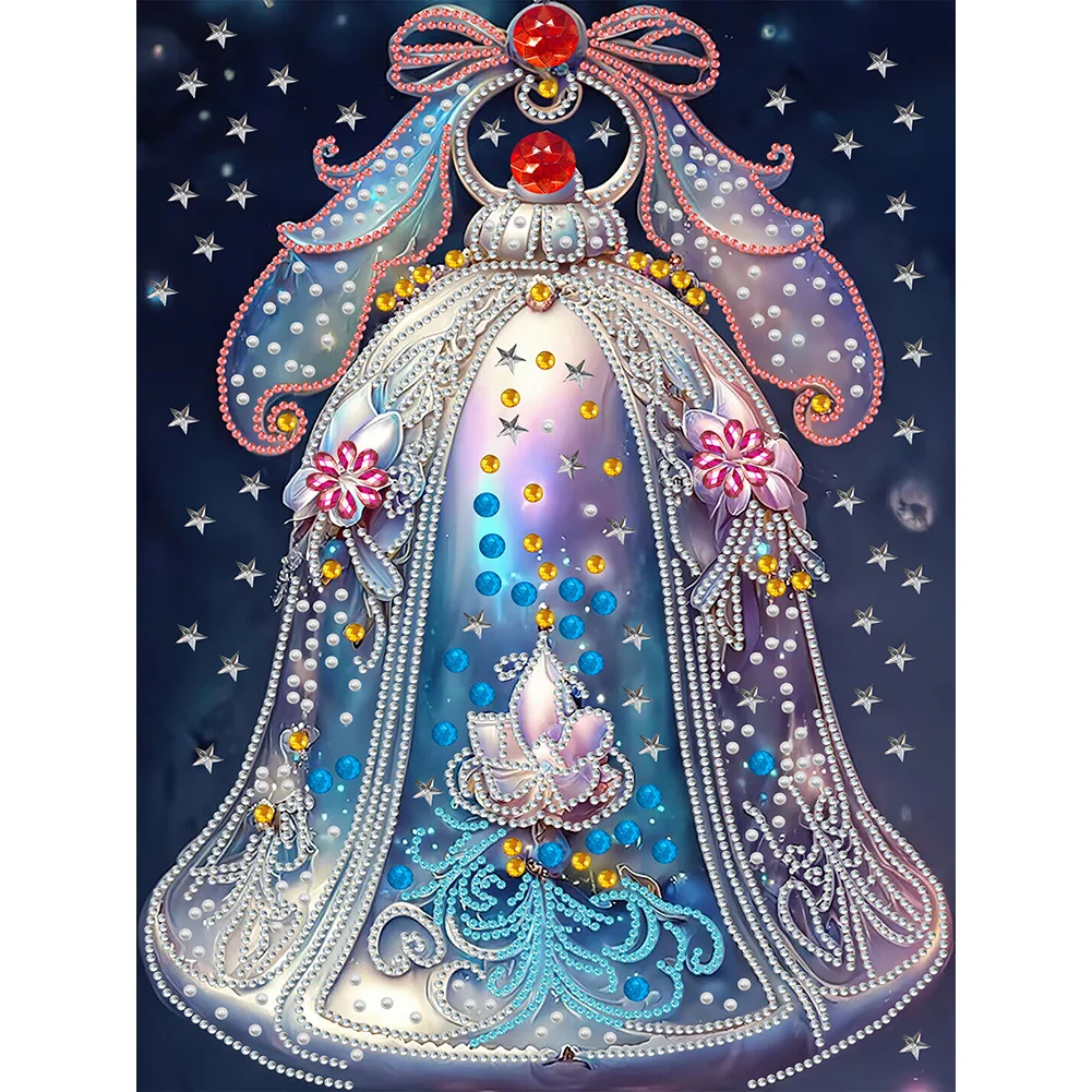 Partial Special-shaped Crystal Rhinestone Diamond Painting - Small Bell(30*40cm)