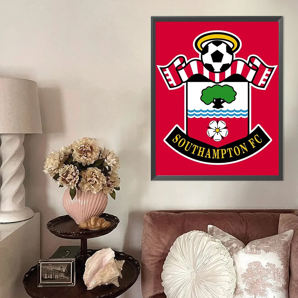 Partial AB Diamond Painting - Full Round Drill - Southampton F.C.(Canvas|45*55cm)