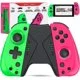 DinoFire Switch Joycon Controller for Nintendo Switch & Switch OLED（Red & Green）
