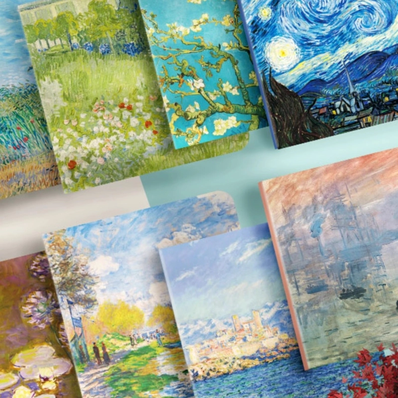 1 Piece Oil Painting Learning Graduation Paper Elegant Classical Notebook