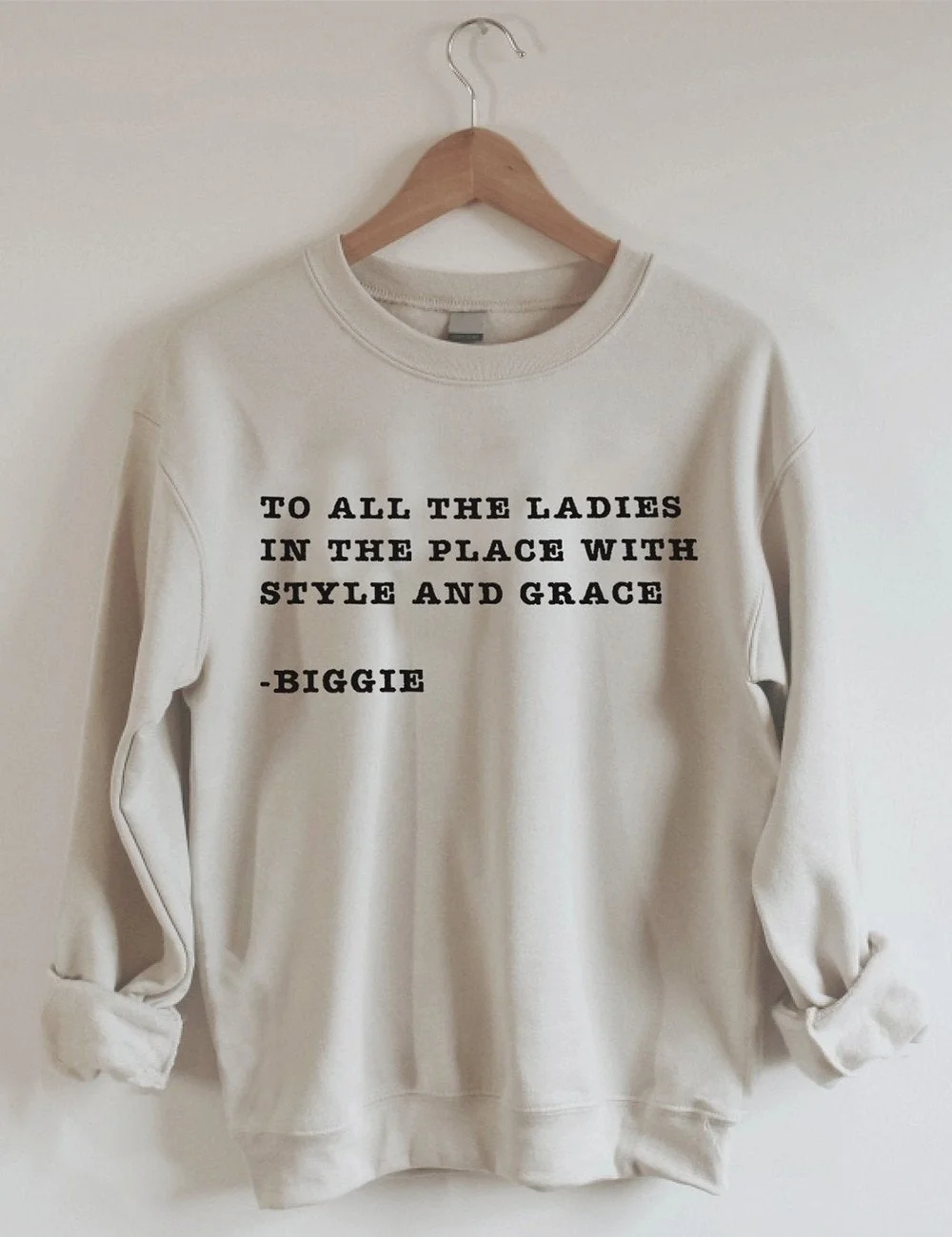 Letter Print Hoodie For Women