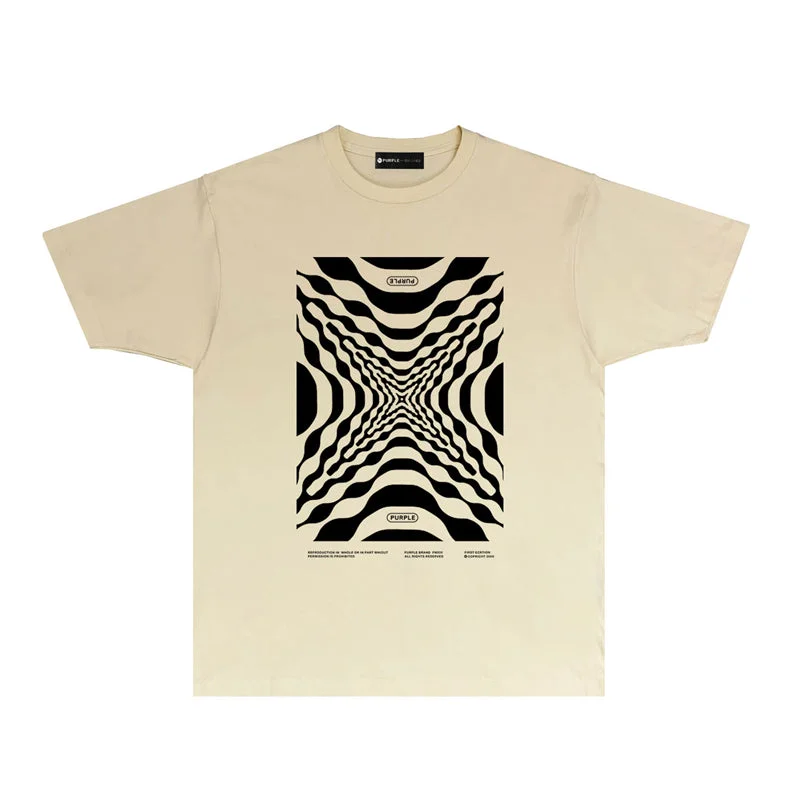 Purple 2023 new fashion T-shirt short sleeves