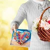 (US Only)6PCS DIY Heart Flower Diamond Art Greeting Cards Congratulations Cards & Gifts