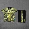 2025 Brazil Pre-Match Training Yellow Shirt+Shorts 1:1 Thai Quality