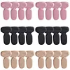 4Pcs Soft Cushion Heel Protector 2In1 T-Shape Heels Grips Pad Stop Slip & Blister Breathable Shoe Inserts & Insoles for Big & Loose Shoes Improved Shoe Fit