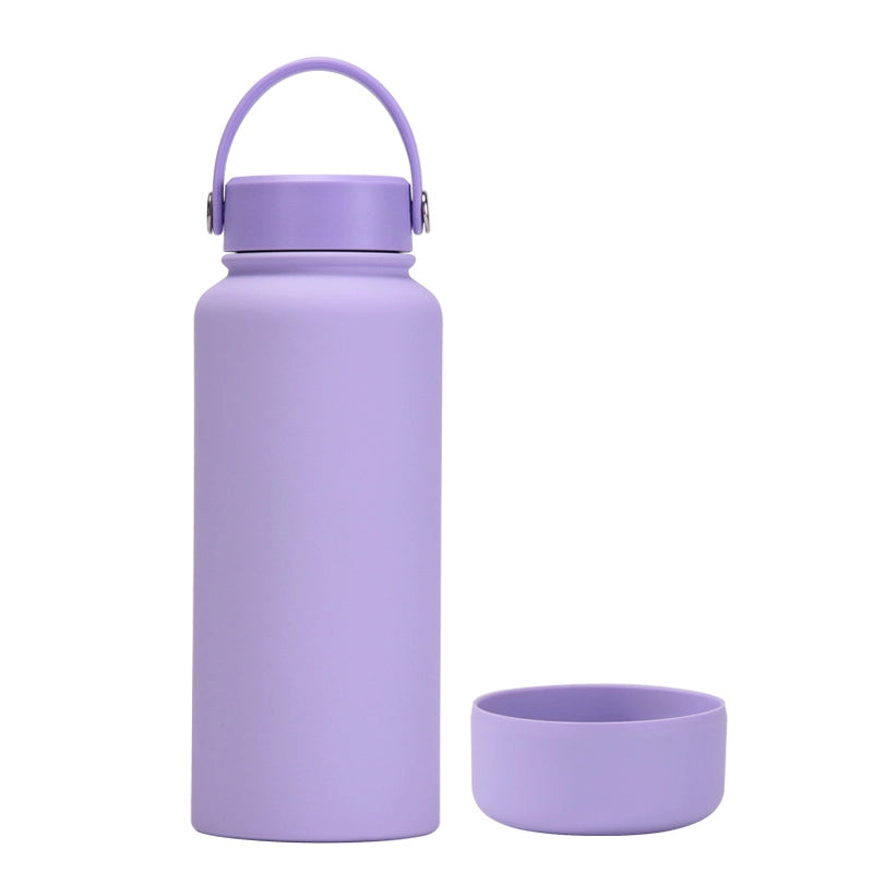 Casual Solid Color Stainless Steel Thermos Cup