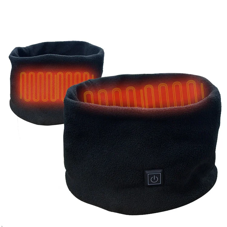Electric Heated Scarf Battery Heated Neck Gaiter for Outdoor Lovers and Workers