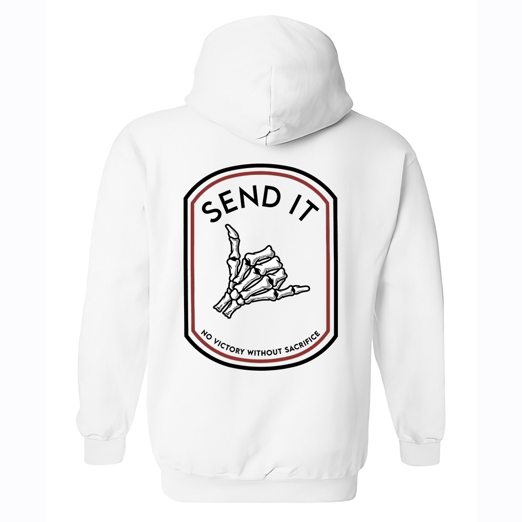 Send It No Victory Without Sacrifice Men's Hoodie - Livereid