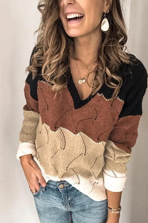 Cozy Retreat V-neck Sweater