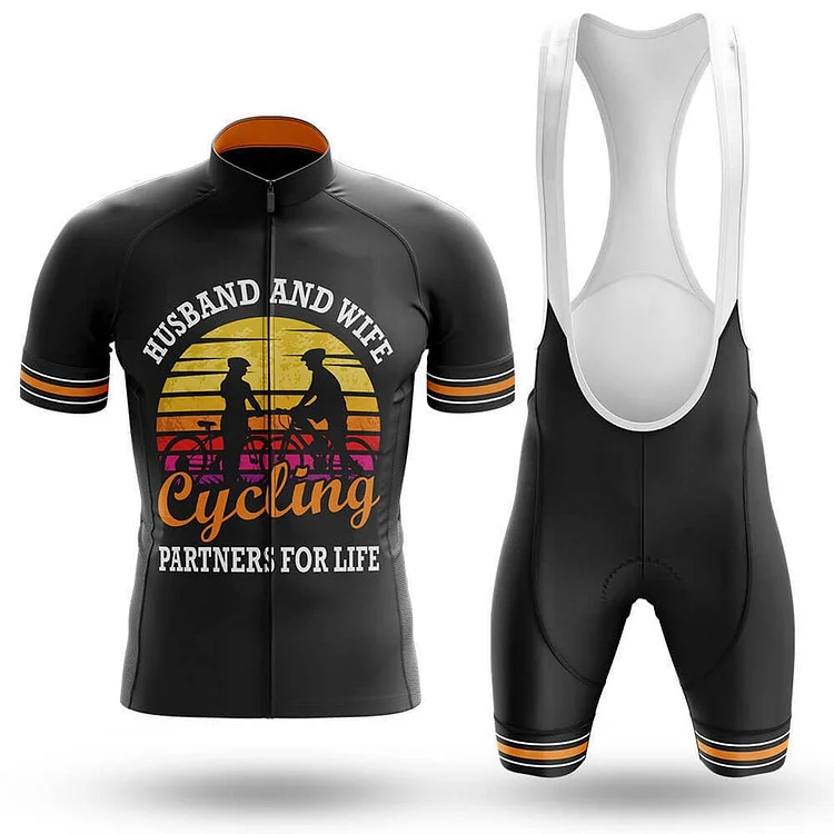 Husband And Wife Cycling Men's Short Sleeve Cycling Kit