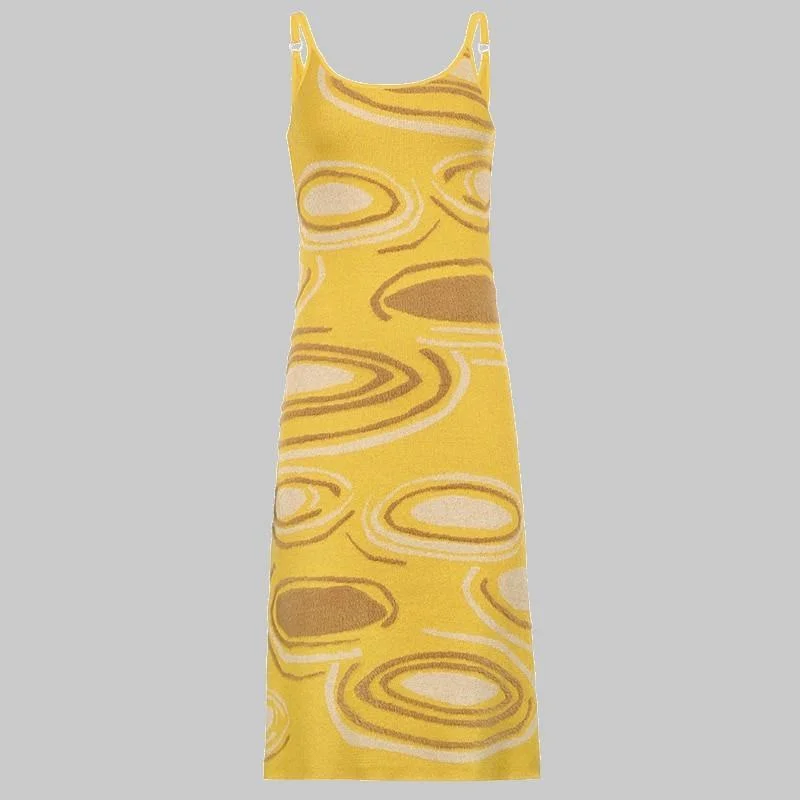 SPIRAL MAXI DRESS August Lemonade August Lemonade