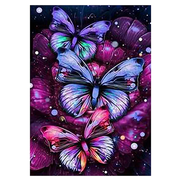 DIY - Butterfly 11CT Stamped Cross Stitch 40*50CM
