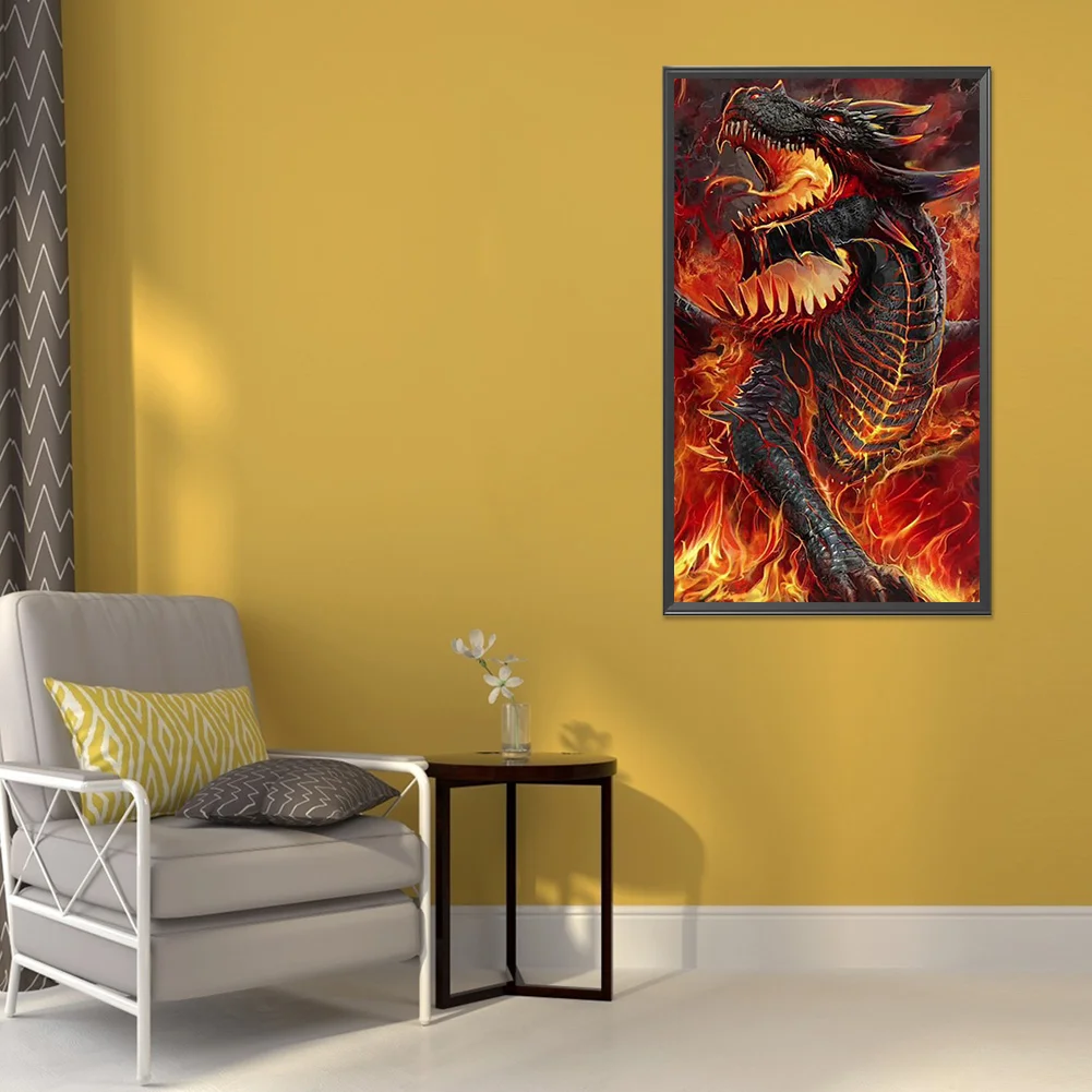Full Square Diamond Painting 40*70cm - Dragon