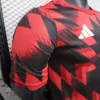 25/26 Player Version Manchester United Red and Black Training Suit